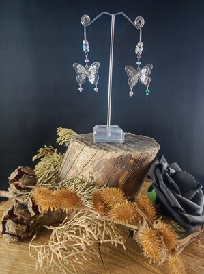 boucles d'oreilles butterfly 