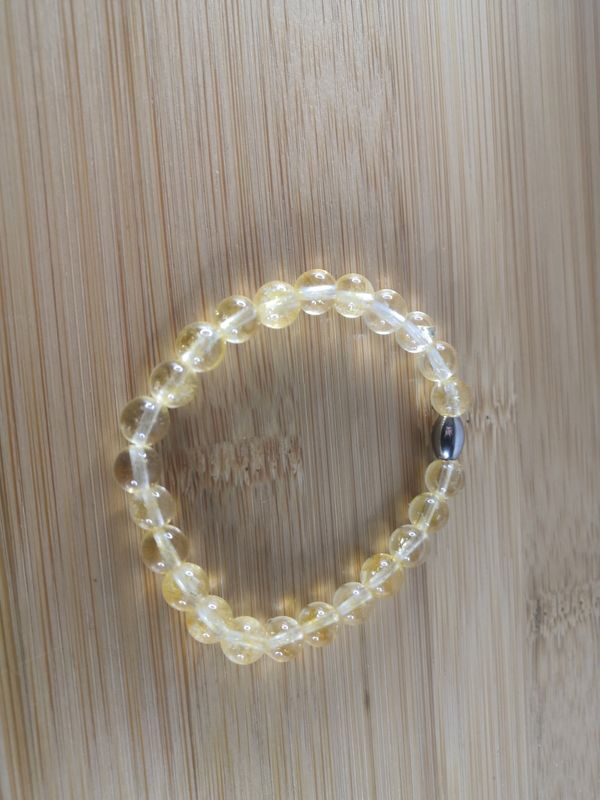 Bracelet en citrine