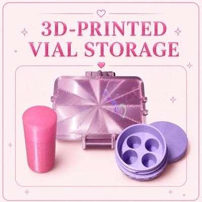 3D-Printed Vial Storage
