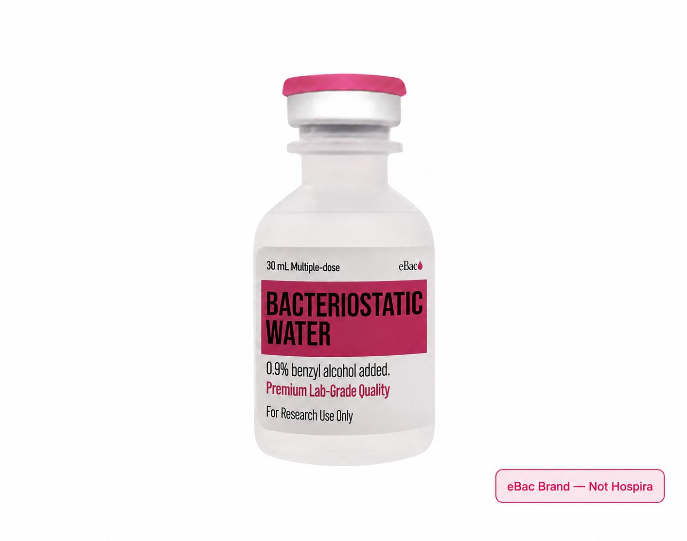 eBac Bacteriostatic Water – 30 mL