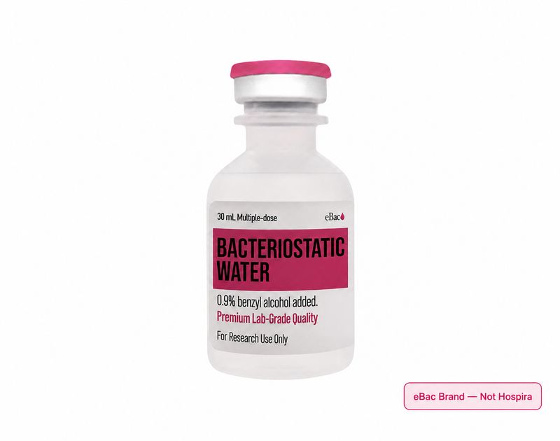 eBac Bacteriostatic Water – 30 mL
