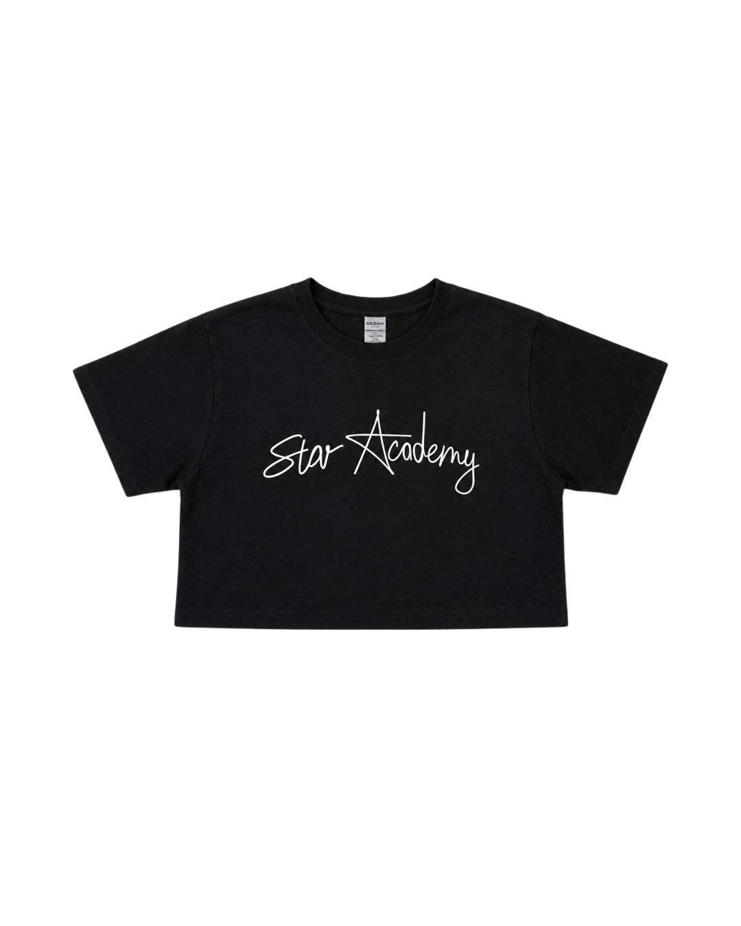 Crop Tee, Colour: Black, Size: Child XS