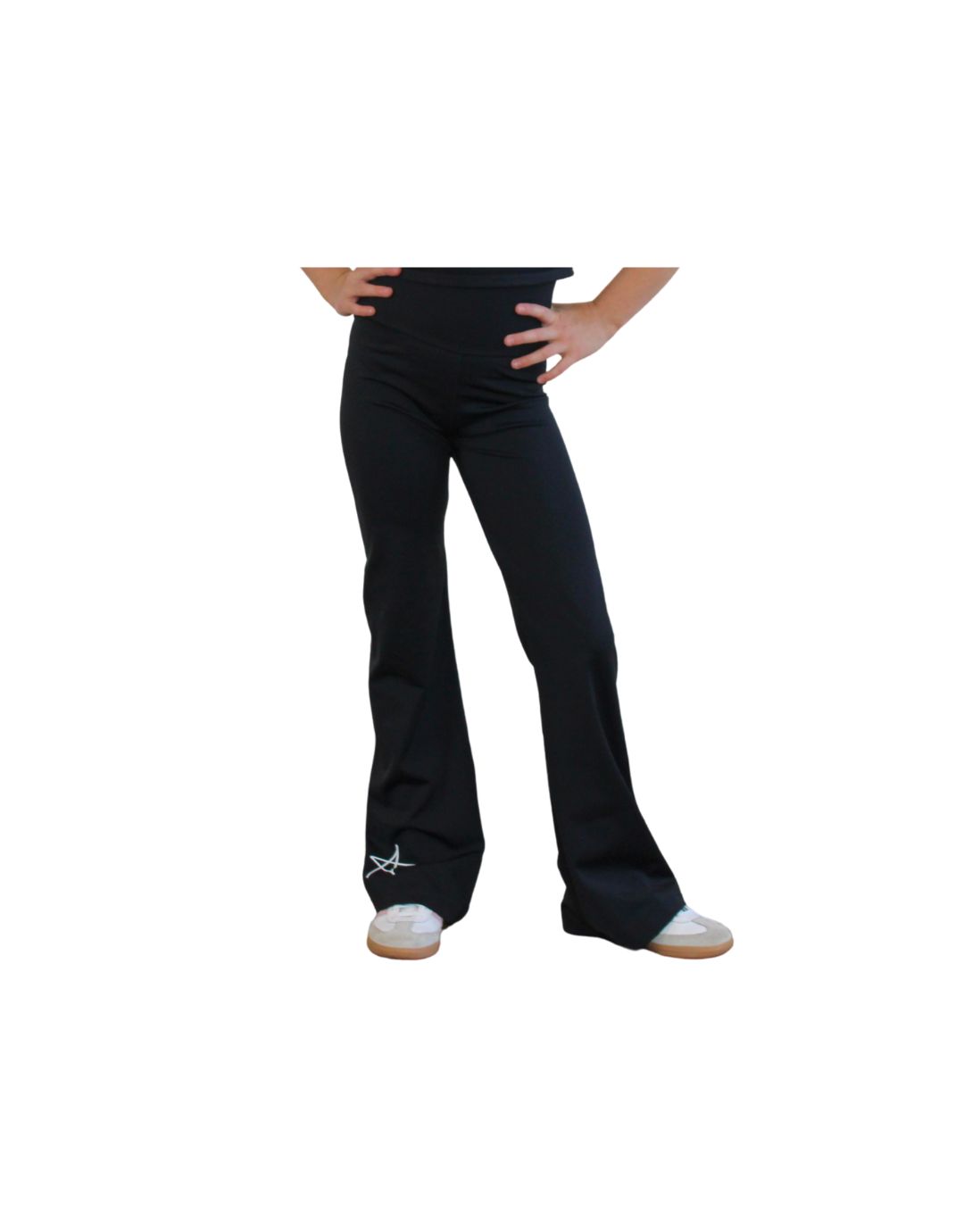 Flare Pants, Colour: Black, Size: Child XS