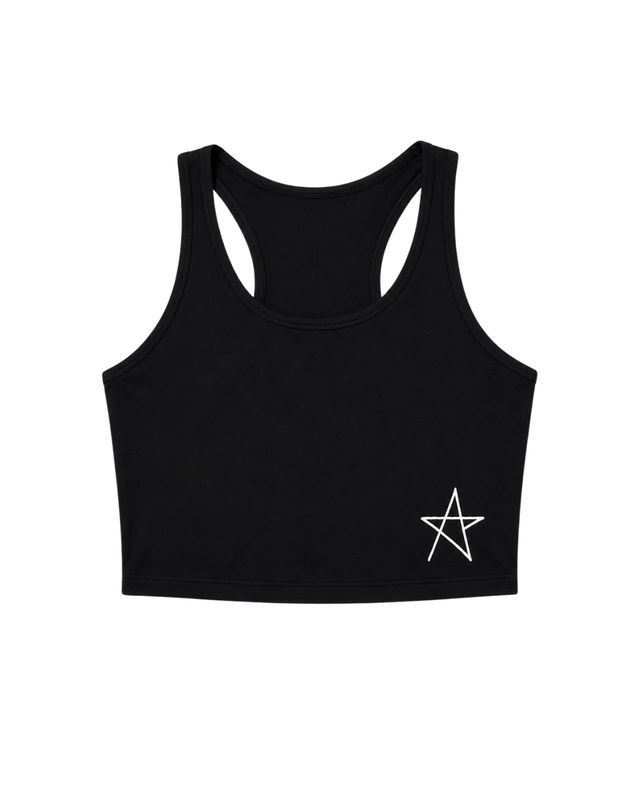 Cross Back Crop Top