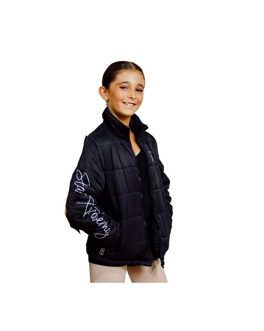 Puffer Jacket, Colour: Black, Size: Child 4