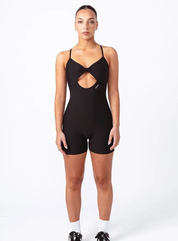Knot Stop Unitard Black