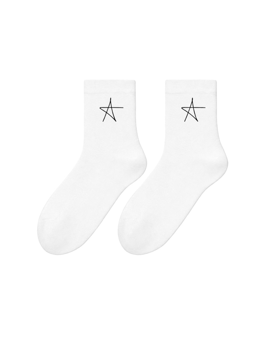 White Socks, Size: Ladies 8-10 (22*22)