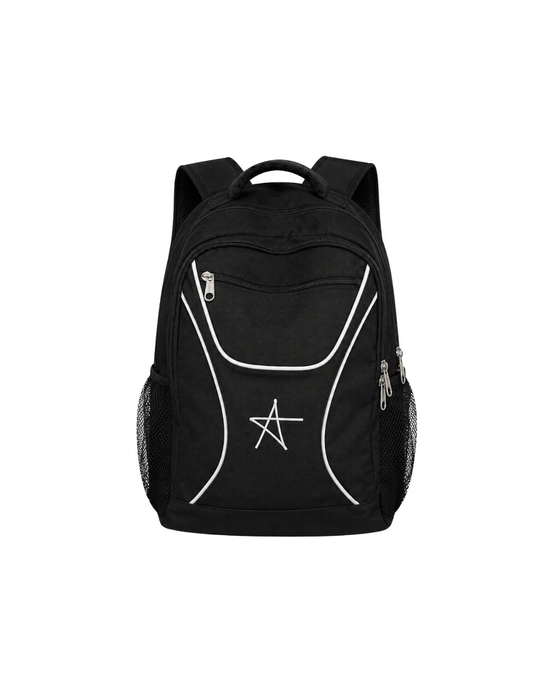 Personalised Backpack, Colour: Black, Size: One Size