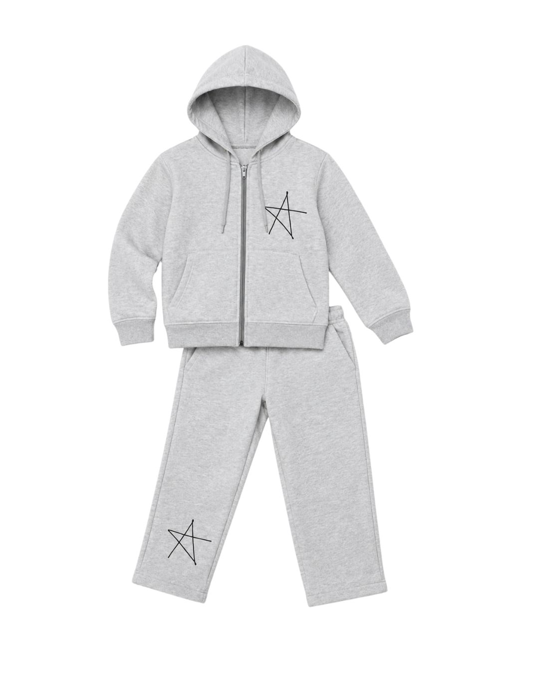 Grey Tracksuit Set, Size: Child 4