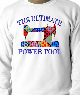 White Ultimate Power Tool Sweatshirt XTRA LARGE
