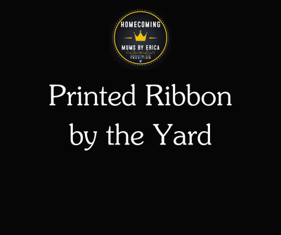Printed ribbon - by the yard