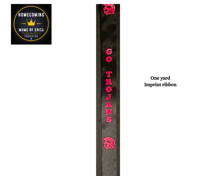 Black Maroon Imprint- Trojans