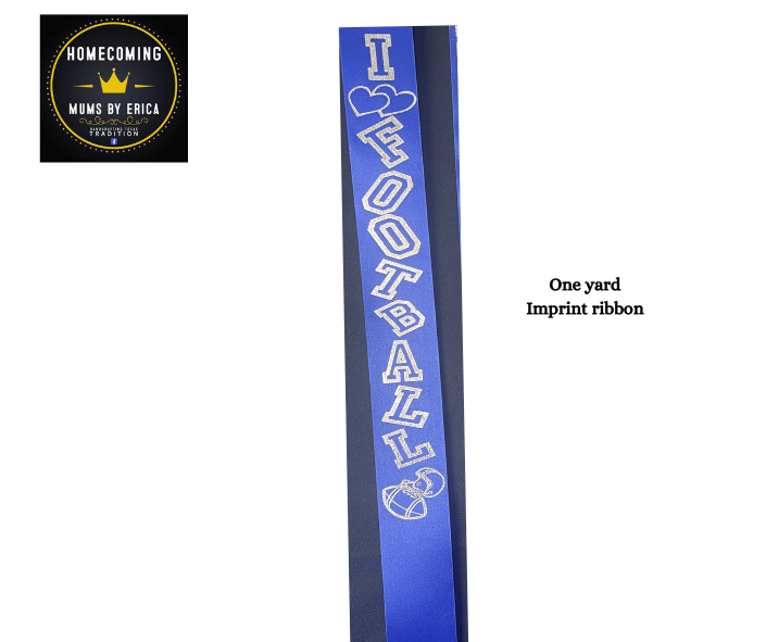 Royal Silver Imprint- I heart FB