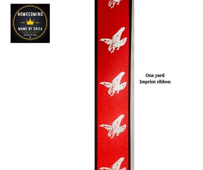 Red Silver Imprint- Eagle mascot