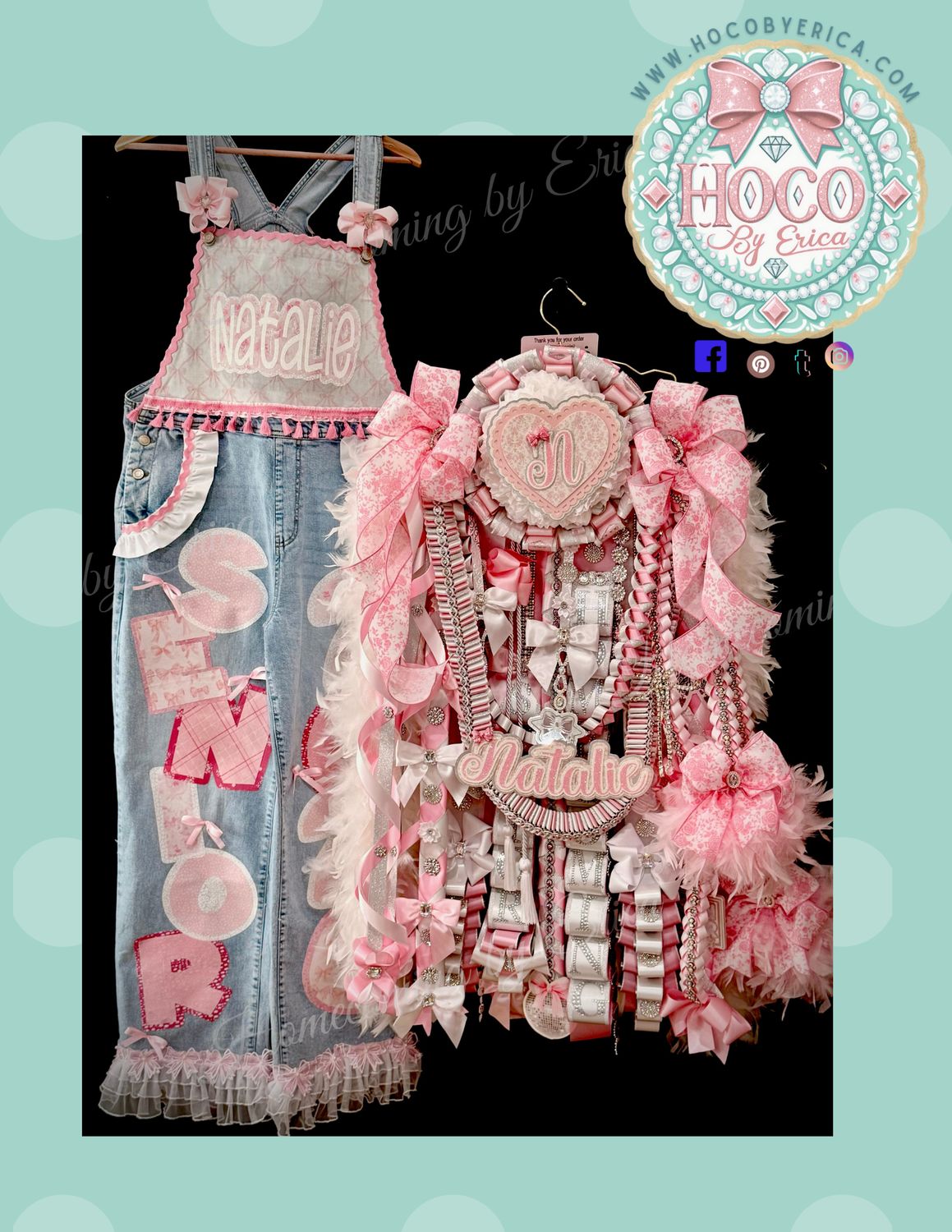 Custom SENIOR homecoming overalls