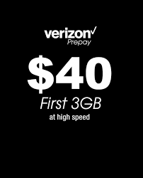 Verizon Prepaid - Unlimited Nationwide Talk and Text with 3 GBs of high speed data.