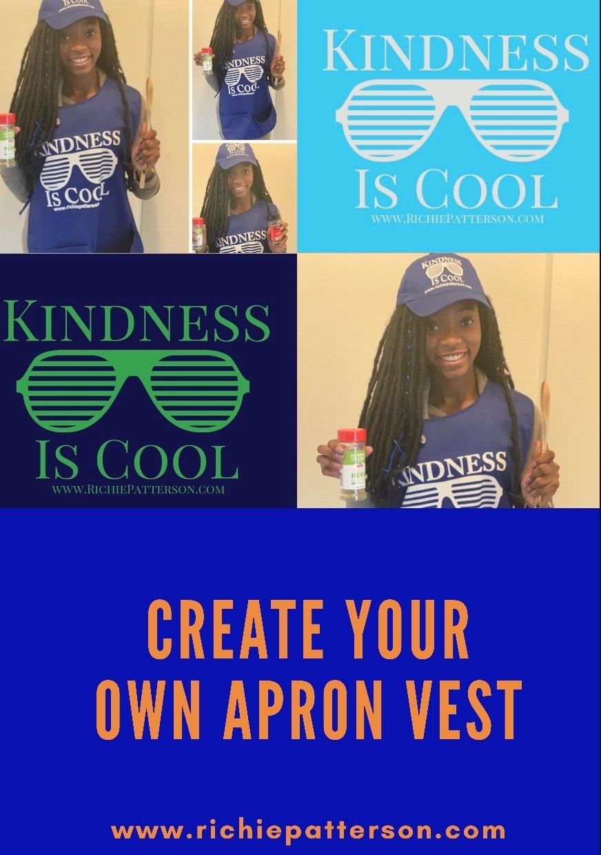 CREATE YOUR OWN CUSTOM KINDNESS IS COOL APRON PULL OVER VEST