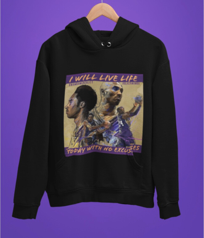 KOBE Jogger BLACK 3XL &amp; 4XL Hoodie (SIZES 3XL-4Xl) ONLY