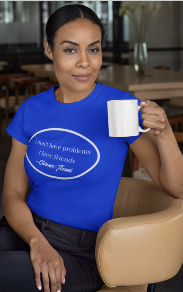 My History Is Cool black Clarence Avant quote T-SHIRTS (SIZES SMALL-4Xl)