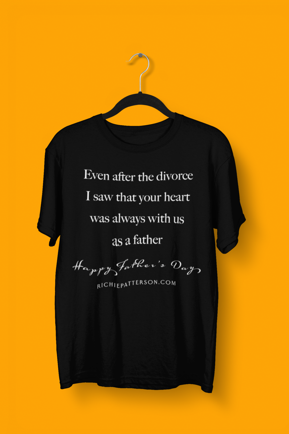FATHERHOOD HEART T-SHIRT (SIZES SMALL-4XL) HEART