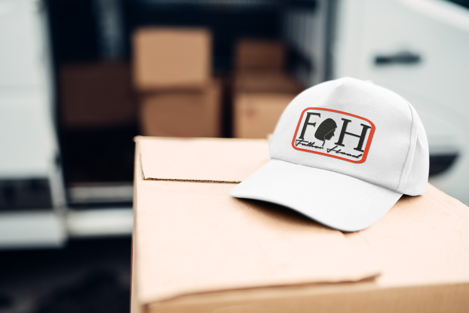 FATHERHOOD WHITE HAT (OSFA)