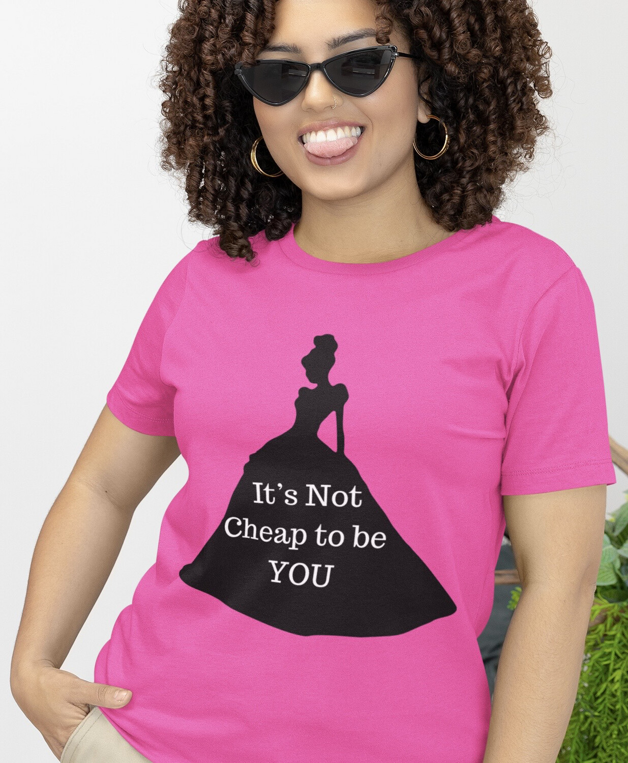 It’s Not Cheap To Be YOU !!! Pink &amp; Black T - Shirt (SIZES SMALL-4XL)
