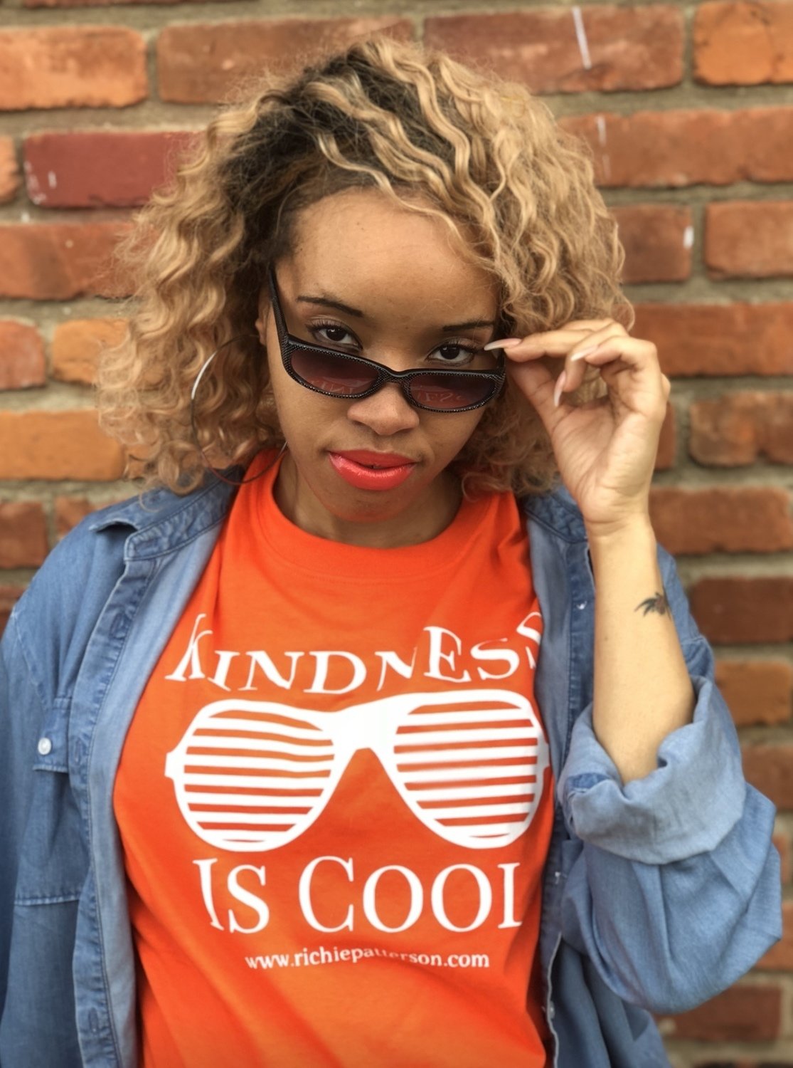 ORANGE KINDNESS IS COOL T-SHIRTS (SIZES SMALL-2XL)