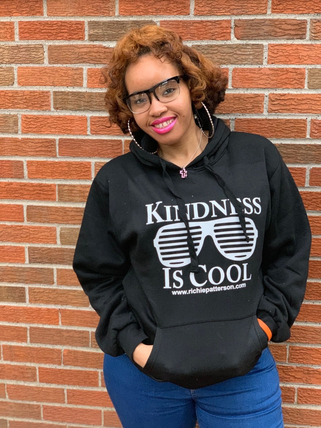 HOODIES BLACK KINDNESS IS COOL HOODIES (SIZES XS-2XL)