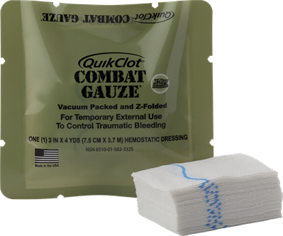 QuikClot Combat Gauze® MILITARY