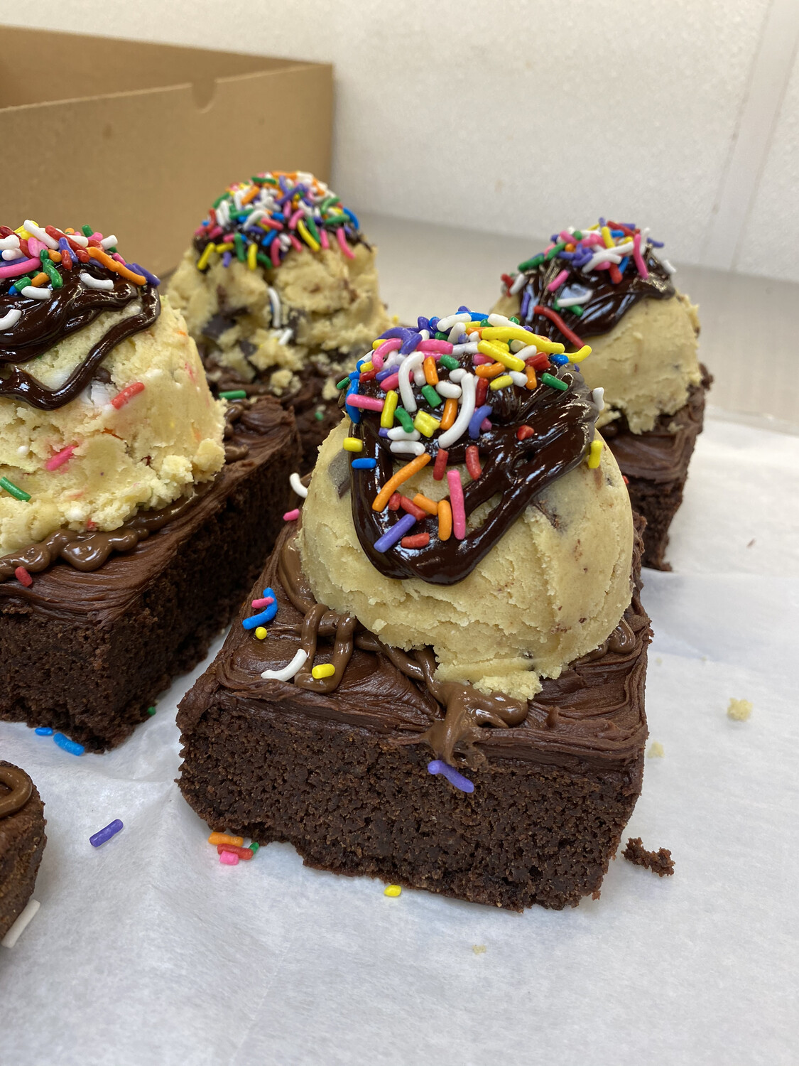 Brownie Cookie Dough Sundae