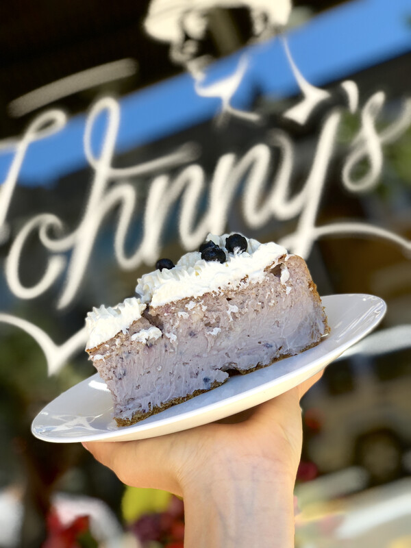 Blueberry Goat cheese Cheesecake