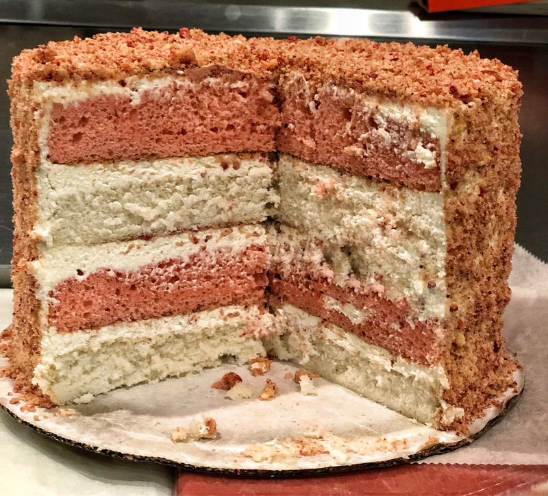 Strawberry Crunch Cake