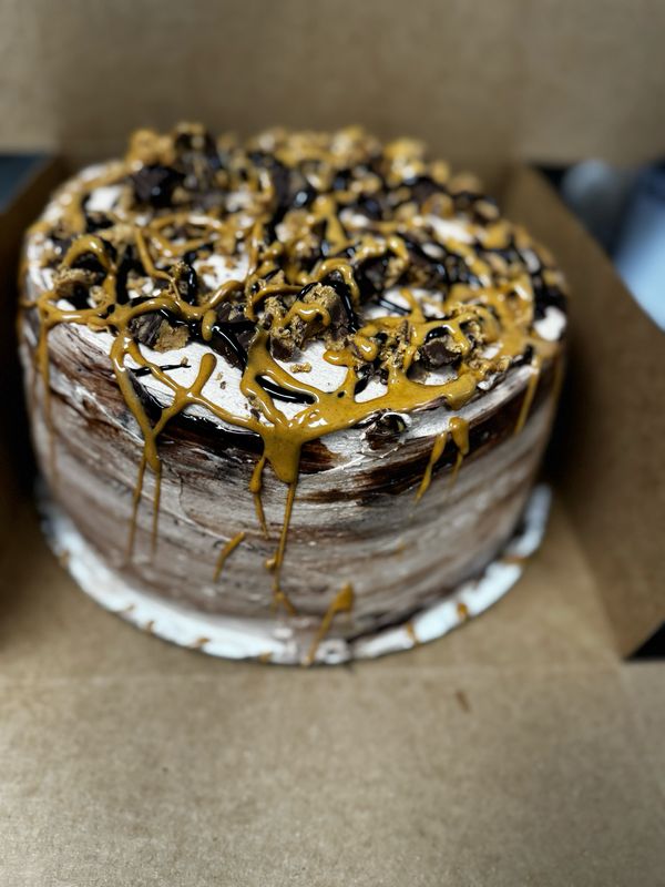 Peanut Butter Explosion Cake