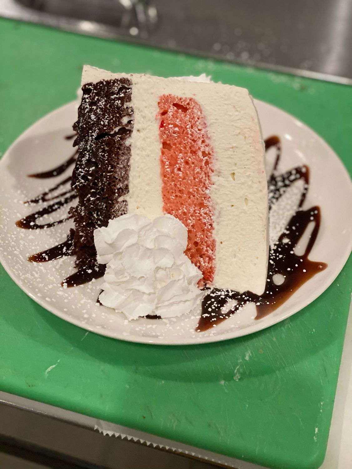Neapolitan cake