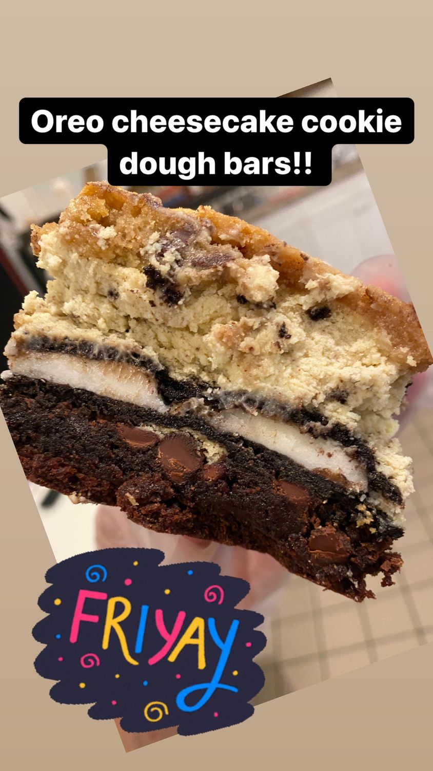 Cheesecake Cookie Dough Bars