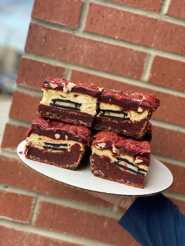 Cheesecake Cookie Dough Brownie Bars
