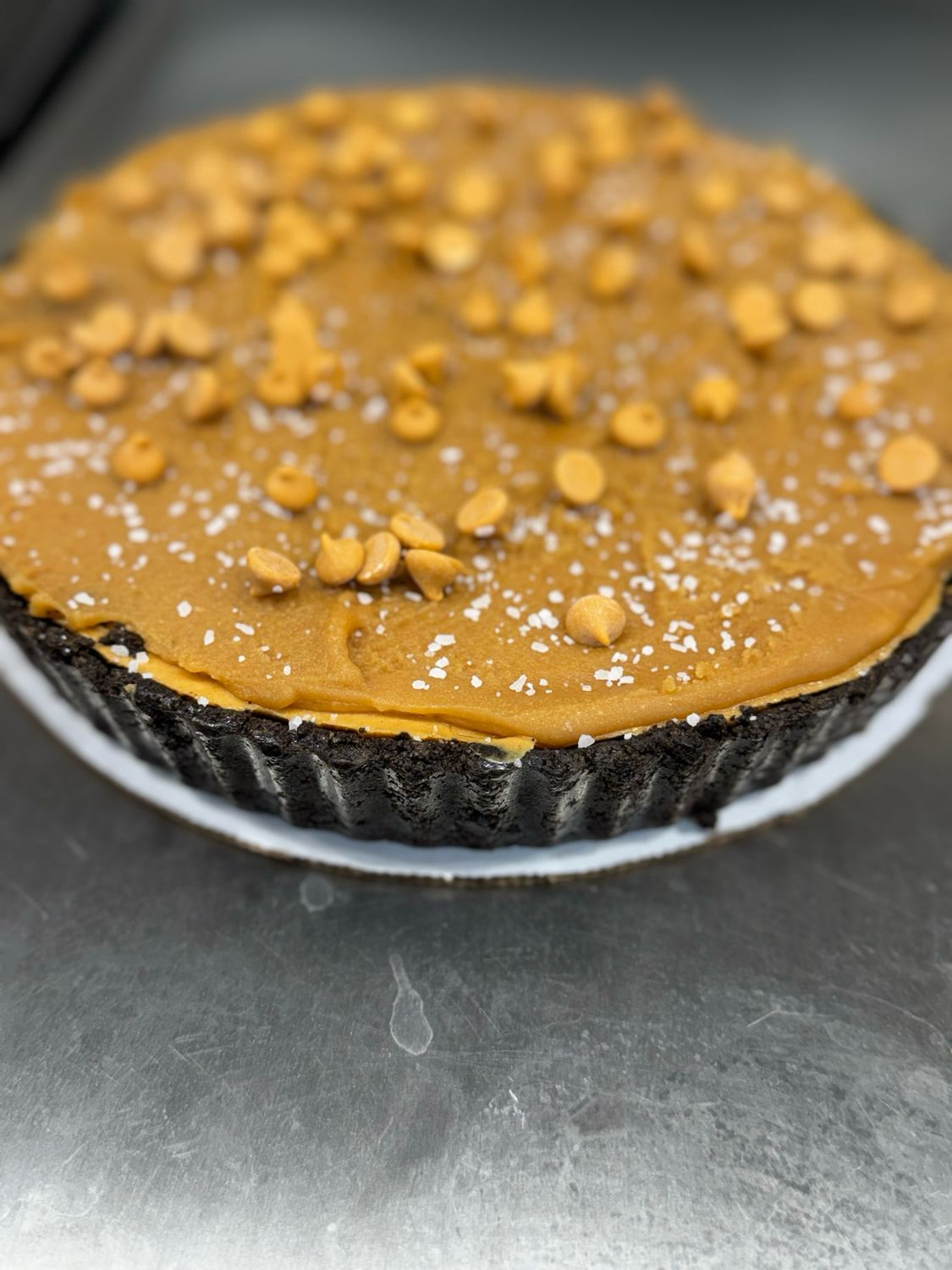 Salted Caramel PB pie