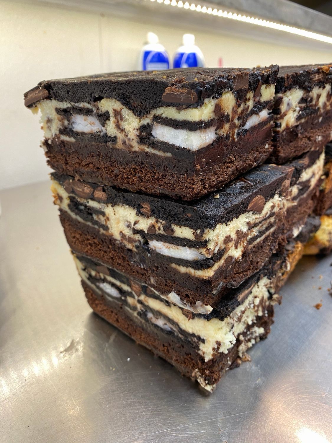 Cheesecake Cookie Dough Brownie Bars