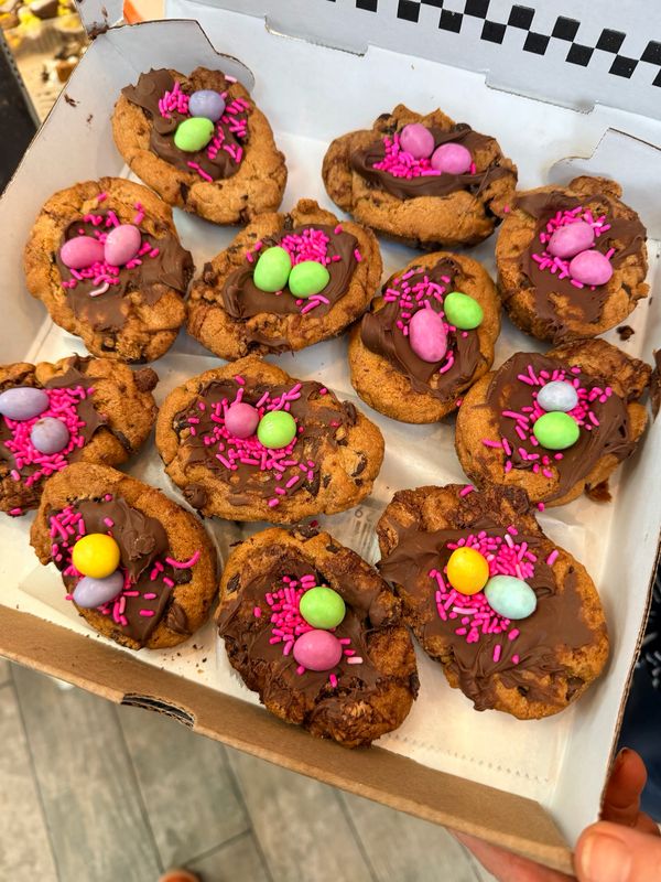 Choc Chip Cookie Eggs Filled W/ Nutella