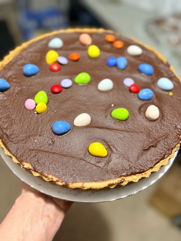 Nutella Peanut Butter Pie