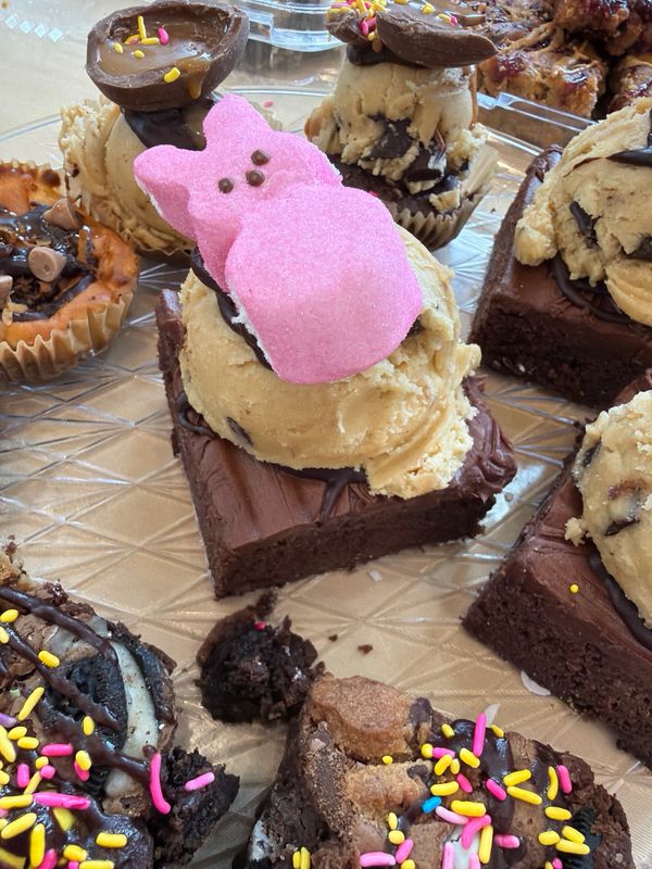 Cookie Dough Brownie Sundae