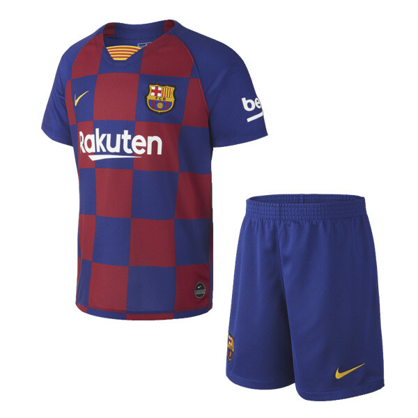 Nike Barcelona Official Home Soccer Jersey Kids Kit 19/20