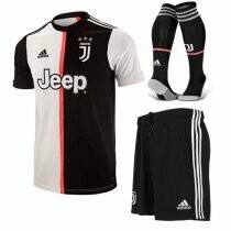 Adidas Juventus Official Home Soccer Jersey Adult Uniform Full Kit 19/20