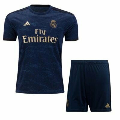 Adidas Real Madrid Away Soccer Jersey Adult Uniform Kit 19/20