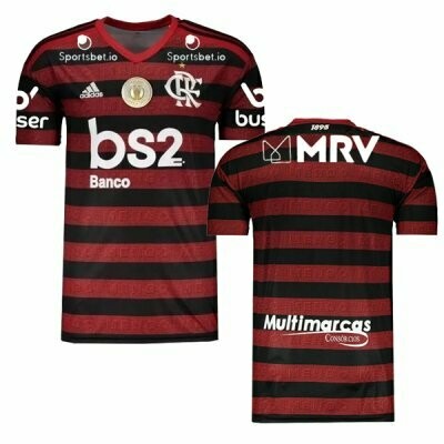 Adidas  CR Flamengo Brasileirão Series A Patch Jersey Shirt 19/20