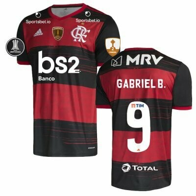 Official Adidas Gabigol Flamengo Copa Libertadores Final
Jersey Shirt 20/21