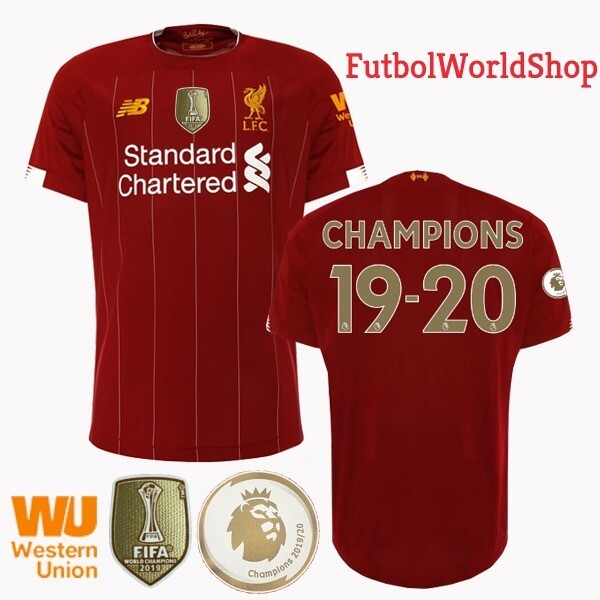New Balance Liverpool EPL Champions Home Jersey 19/20