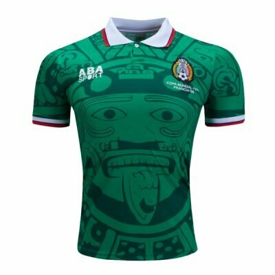 1998 ABA Home Retro Mexico World Cup Home Jersey (Replica)