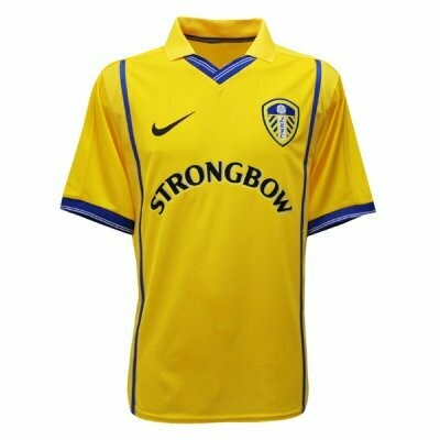 Leeds United Away Yellow Retro Jersey 2000-2001