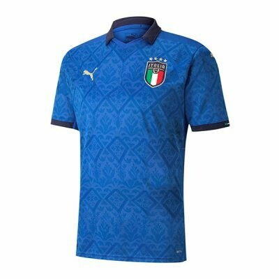 2020 Italy Home Blue Soccer Jersey Shirt